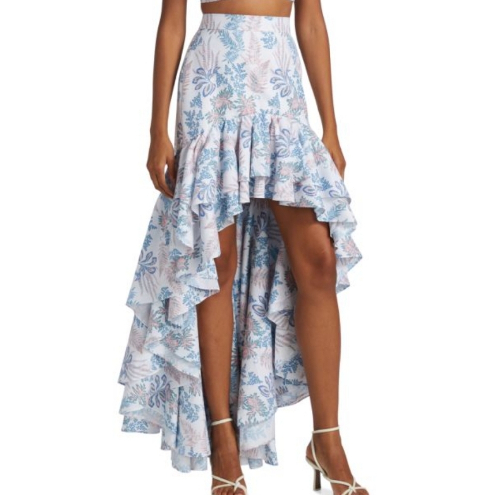 No Pise La Grama High Low Skirt